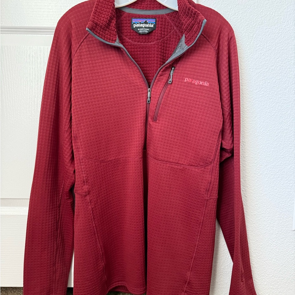 Patagonia Red and Gray Jacket